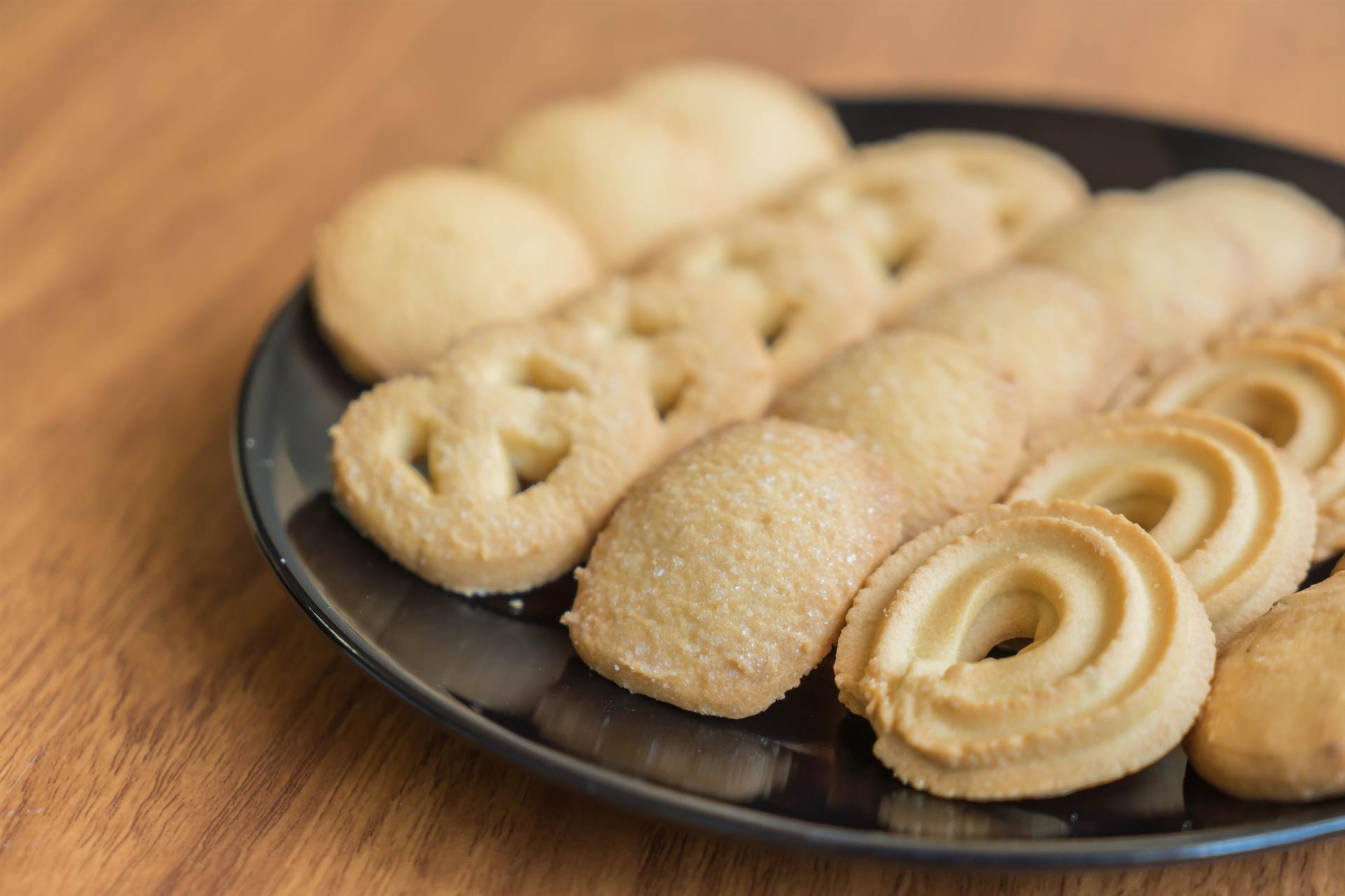 Butter Cookies on a Plate 3 Butter Cookies on a Plate 3