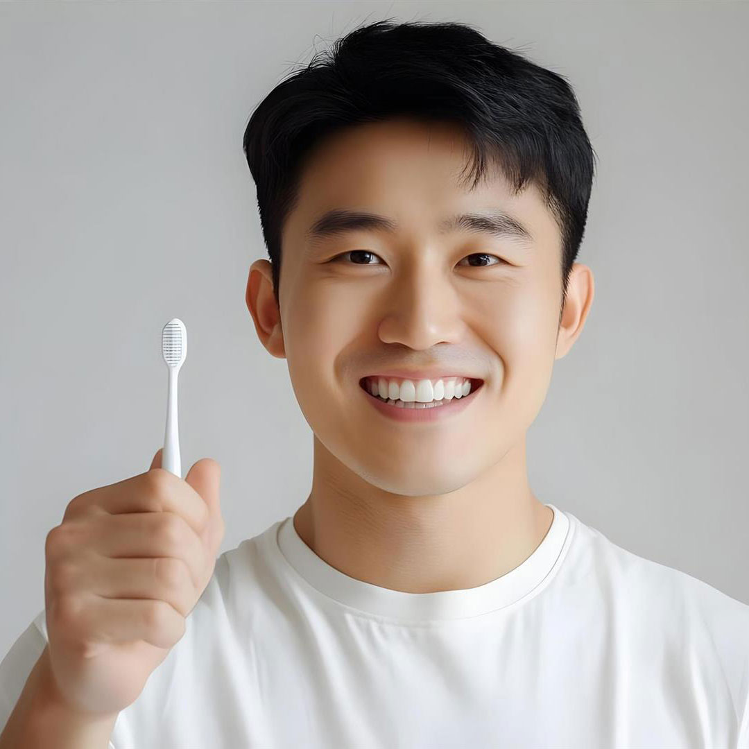 Man-holding-toothbrush-and-smiling-with-white-teeth Man-holding-toothbrush-and-smiling-with-white-teeth