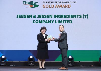 Jebsen & Jessen Ingredients Thailand wins ThaiBev Business Partner Award
