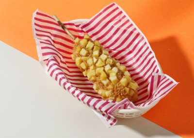 Korean Mochi Corndog & Eggless Creamy Gochujang Sauce